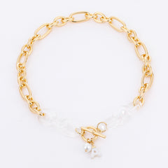 Gold-Plated Letter A Necklace